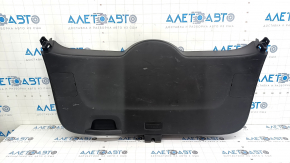 Hyundai Tucson 2022-2026 black lower tailgate trim with handle, scratches, worn