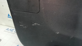 Hyundai Tucson 2022-2026 black lower tailgate trim with handle, scratches, worn