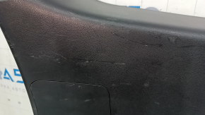 Hyundai Tucson 2022-2026 black lower tailgate trim with handle, scratches, worn