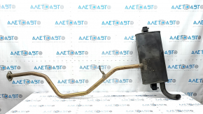 Rear muffler with barrel for Lexus CT200h 11-17