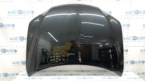 Lexus CT200h 11-17 aluminum hood, black 223, after repair, poke