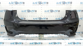 Rear bumper bare Lexus CT200h 14-17 without parking sensors, black