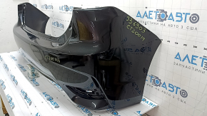 Rear bumper bare Lexus CT200h 14-17 without parking sensors, black