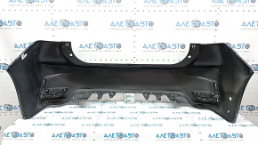Rear bumper bare Lexus CT200h 14-17 without parking sensors, black