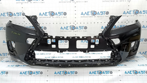 Lexus CT200h 14-17 bare front bumper without parking sensors and headlight washers, black