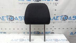 Front left headrest for VW Jetta 22-24, black fabric with white stitching
