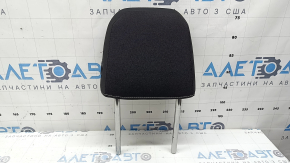 Front left headrest for VW Jetta 22-24, black fabric with white stitching