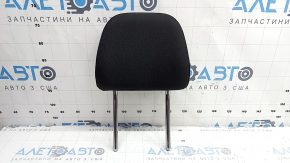 Front right headrest for VW Jetta 22-24, black fabric with white stitching