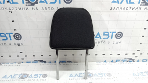 Front right headrest for VW Jetta 22-24, black fabric with white stitching