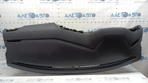 VW Jetta 19-26 black, scratched dashboard with airbag