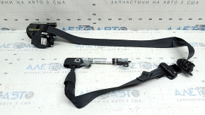 Passenger seat belt with tensioner and squib for VW Jetta 19-26, black, broken