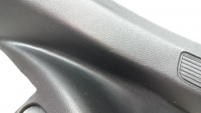 Left door sill plate for VW Jetta 19-26, black, scratches