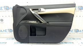 Front right door panel for Lexus CT200h 14-17, black and beige leather