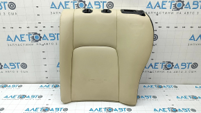 Rear seat backrest, 2nd row, left, Lexus CT200h 14-17, beige and black leather, dry-cleanable