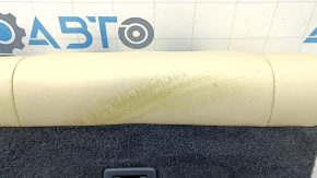 Rear seat backrest, 2nd row, left, Lexus CT200h 14-17, beige and black leather, dry-cleanable