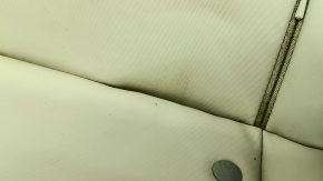 Rear seat cushion, 2nd row, Lexus CT200h 14-17, beige and black leather, dry-cleanable