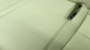 Rear seat cushion, 2nd row, Lexus CT200h 14-17, beige and black leather, dry-cleanable