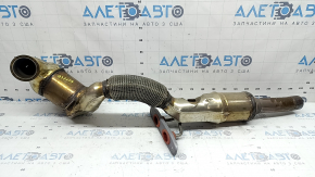 VW Jetta 22-24 1.5T exhaust pipe with catalytic converter and bracket