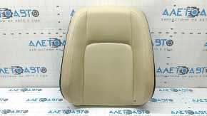 Lexus CT200h 14-17 passenger seat back upholstery, beige and black leather, dry-cleanable