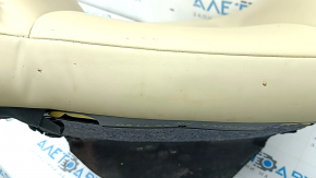 Lexus CT200h 14-17 passenger seat back upholstery, beige and black leather, dry-cleanable