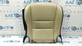 Lexus CT200h 14-17 passenger seat upholstery, beige and black leather, dry-cleanable
