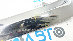 Lexus CT200h 14-17 chrome front bumper lower grille molding, broken, cracked, broken mount, bumps