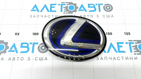 Lexus CT200h radiator grille emblem 14-17 bumps, crack, chrome peeling