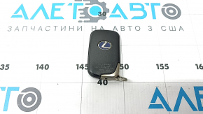 Smart key for Lexus CT200h 11-17 3 buttons, push buttons, chrome finish