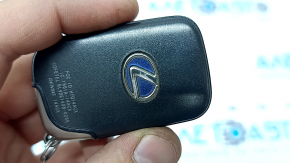 Smart key for Lexus CT200h 11-17 3 buttons, push buttons, chrome finish