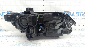 Left front headlight assembly for Lincoln MKZ 17-20 level 7, LED, no units, cracked housing, no fragments