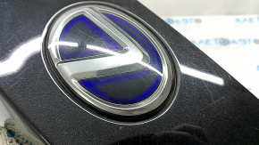 Lexus CT200h 16-17 trunk lid trim with emblem, under the camera, scratches on the emblem