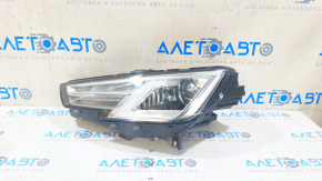 Left front headlight assembly for Audi A4 B9 17-19 xenon + LED
