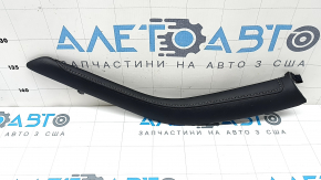 Lexus CT200h 14-17 black leather center console trim, upper right side