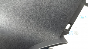 Left rear side center console trim for Lexus CT200h 11-17, black, scratches