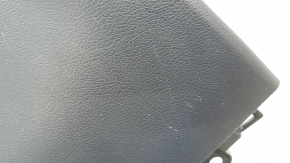 Left rear side center console trim for Lexus CT200h 11-17, black, scratches