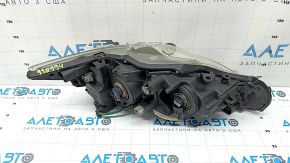 Left front headlight for Lexus CT200h, 12-17 halogen, polished