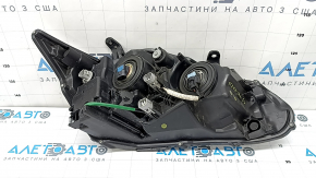 Left front headlight for Lexus CT200h, 12-17 halogen, polished