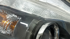 Left front headlight for Lexus CT200h, 12-17 halogen, polished