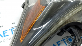 Left front headlight for Lexus CT200h, 12-17 halogen, polished