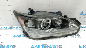 Right front headlight for Lexus CT200h, 12-17 halogen, polished