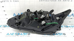 Right front headlight for Lexus CT200h, 12-17 halogen, polished
