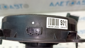 The front right door speaker of the Hyundai Kona 18-23 is dented.