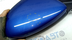 Right side mirror VW Jetta 19-23, 5+2 pins, BSM, heated, blue, chips, worn
