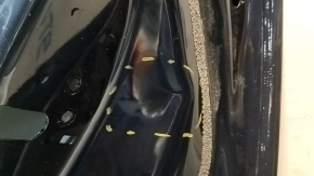 The bare rear right door of a Volvo XC60 18-25 blue 723, dents, bumps