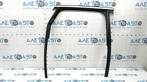 Upper rear right door molding for Audi Q3 83A 19-25 chrome, with door seal