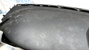 Torpedo front panel without AIRBAG Mercedes C-class W205 15-18 without projection, black, Luxury, for dry cleaning