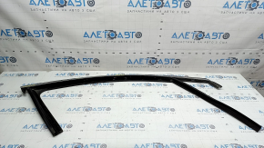 Upper front right door molding Chrysler 200 15-17 chrome with glass seal, scratches