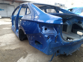 Quarter wing rear left VW Jetta 19-26 on the body, blue