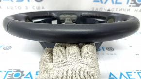 Lexus CT200h 14-17 steering wheel, black leather with gray stitching, scratches