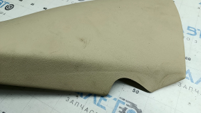 Left rear seat side trim for BMW X3 G01 18-21, beige leather, dry-cleanable
